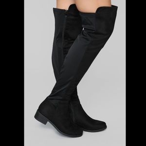 Fashion nova thigh high boots BRAND NEW